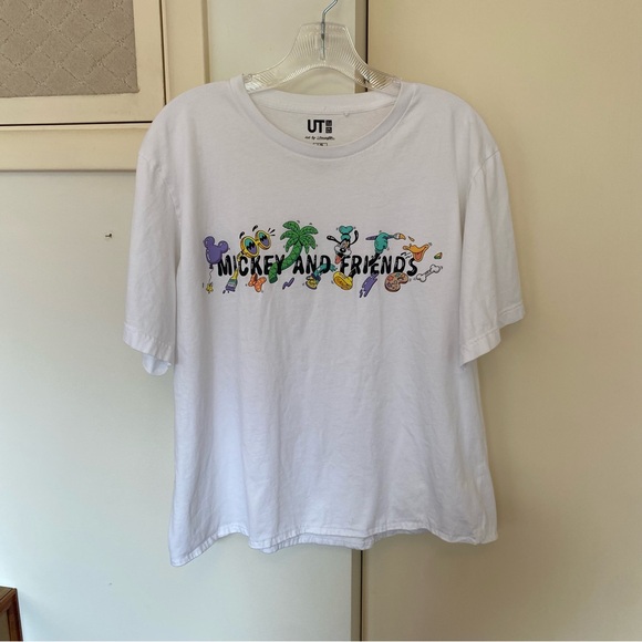 Uniqlo Mickey and Friends White T Shirt - Picture 3 of 7